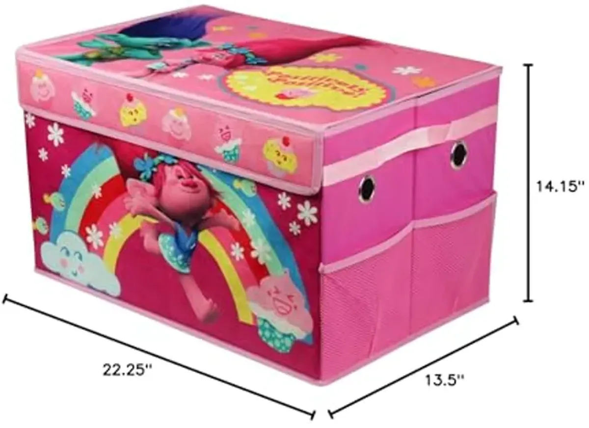 Dreamworks Trolls Foldable Canvas Toy Box