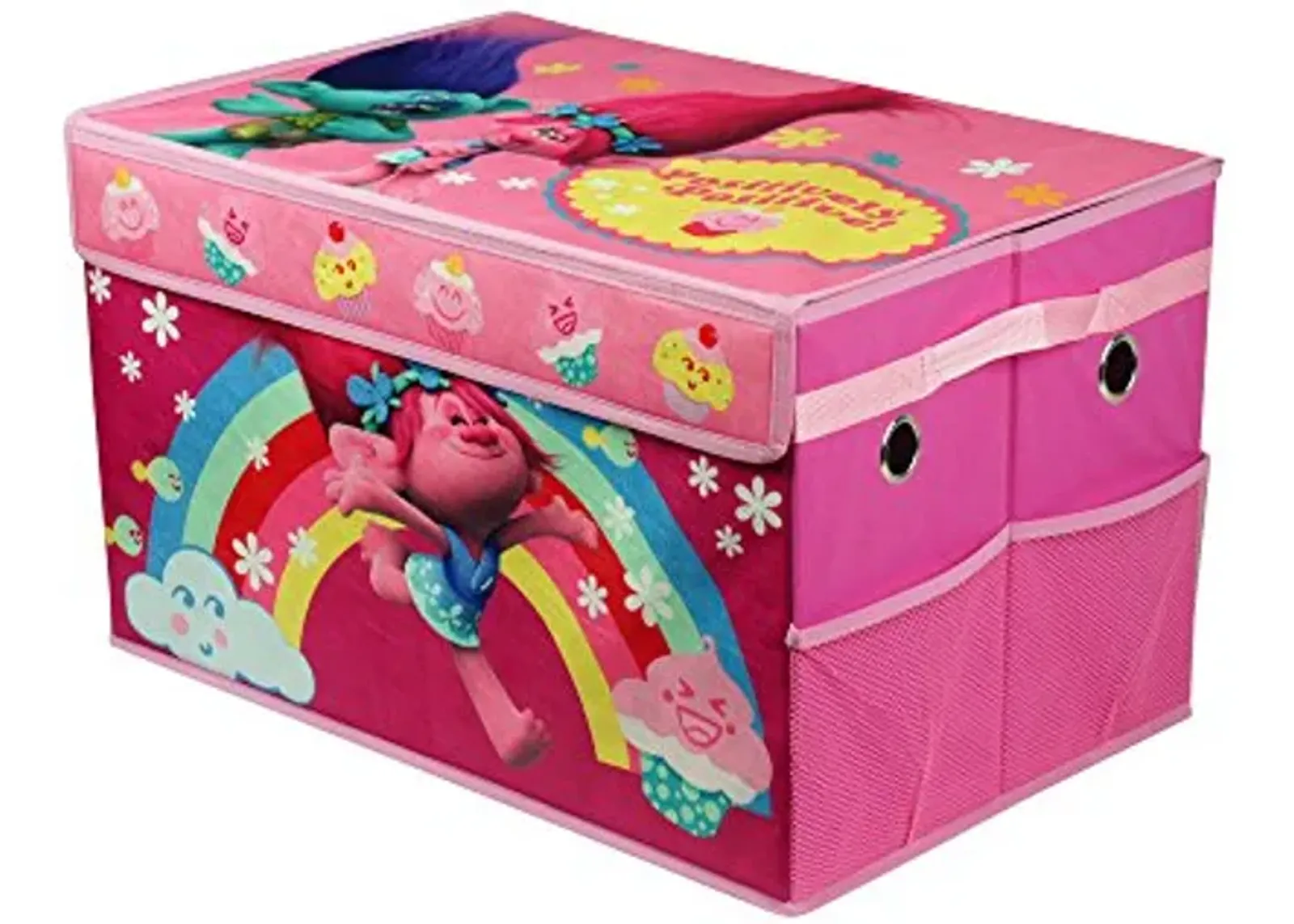 Dreamworks Trolls Foldable Canvas Toy Box