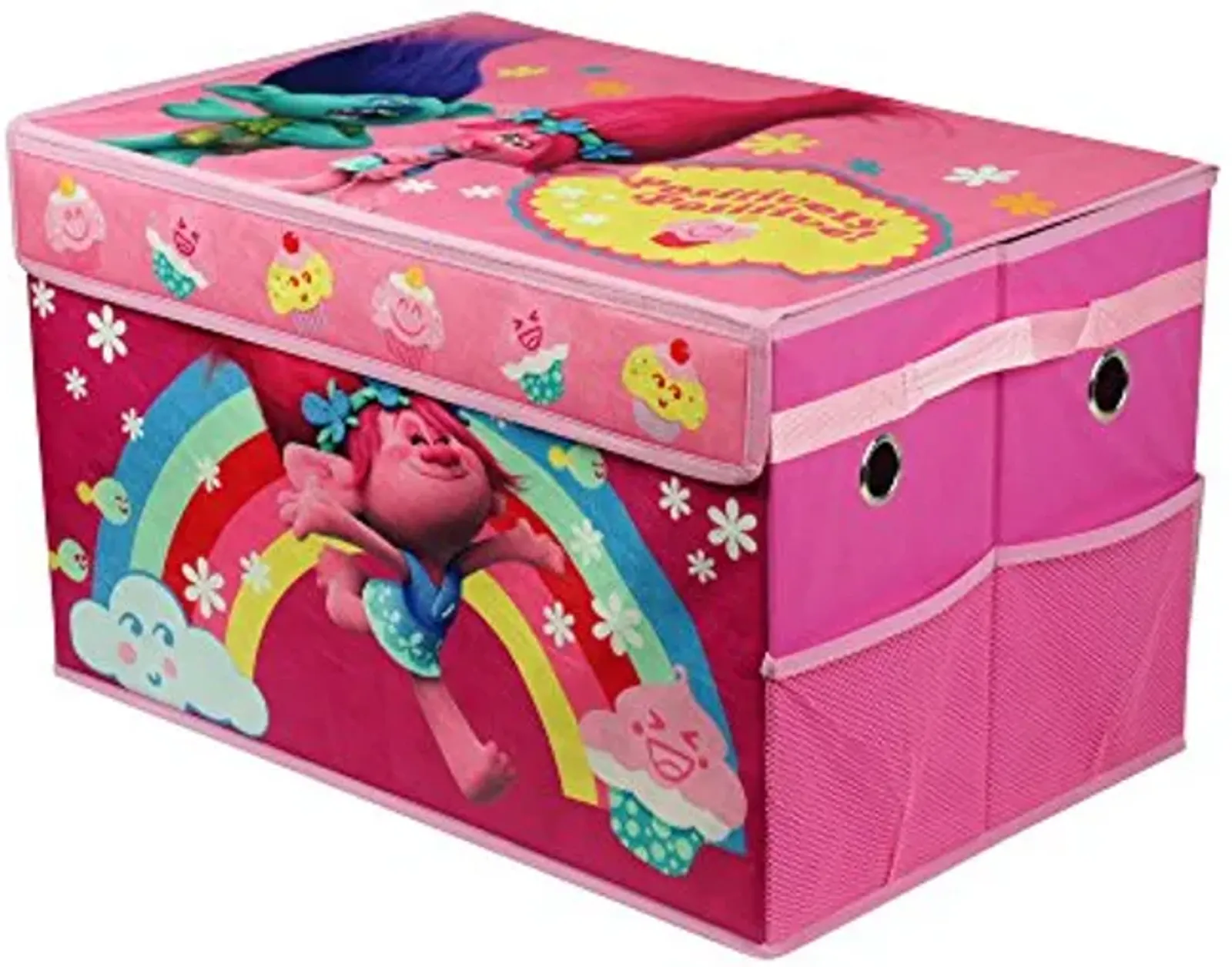 Dreamworks Trolls Foldable Canvas Toy Box