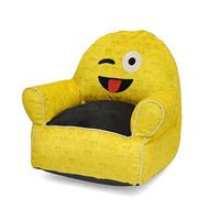 Emoji Pals Tongue Wink Toddler Bean Bag, Yellow