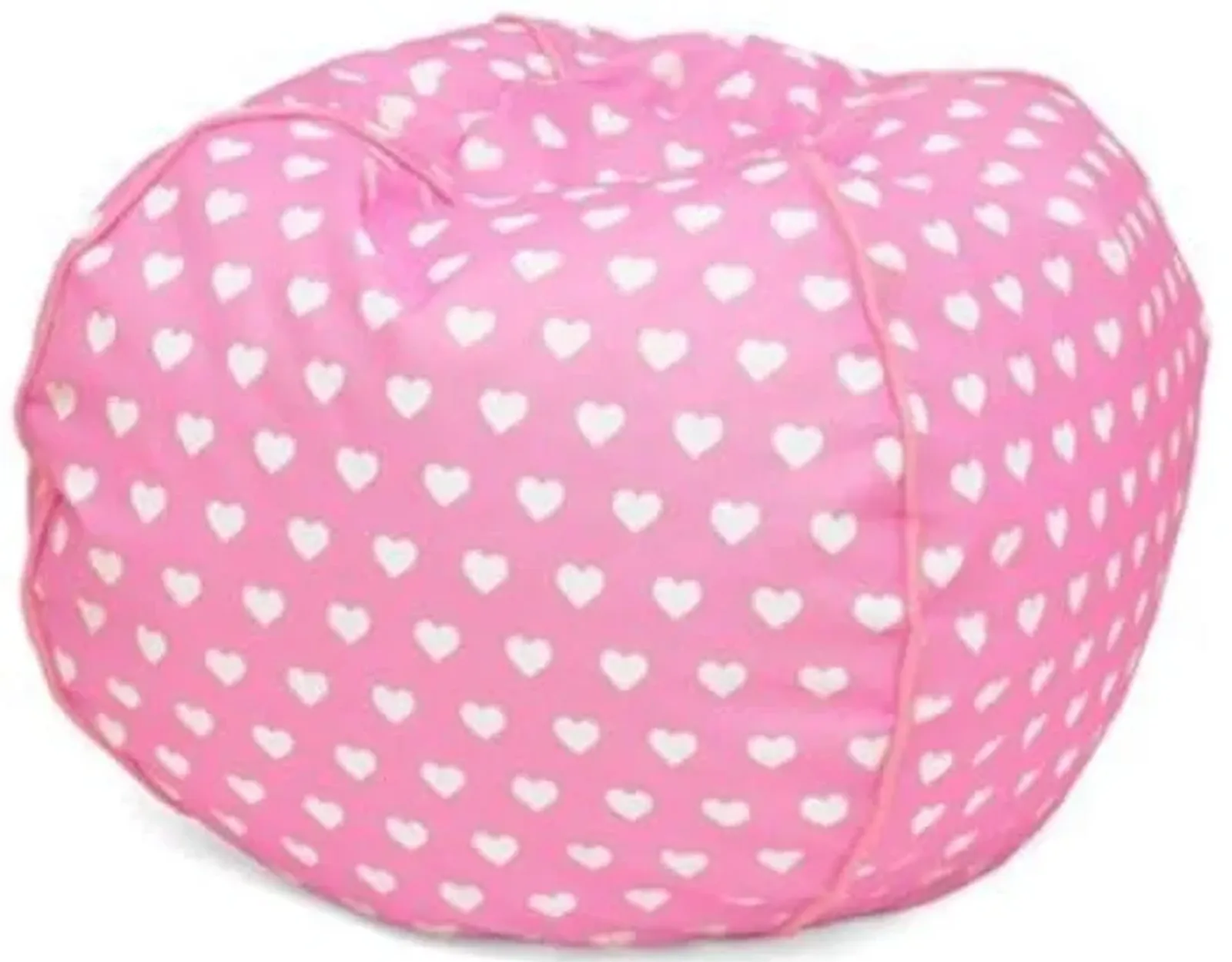 Heritage Kids Kids Hearts Round Bean Bag Chair, Pink