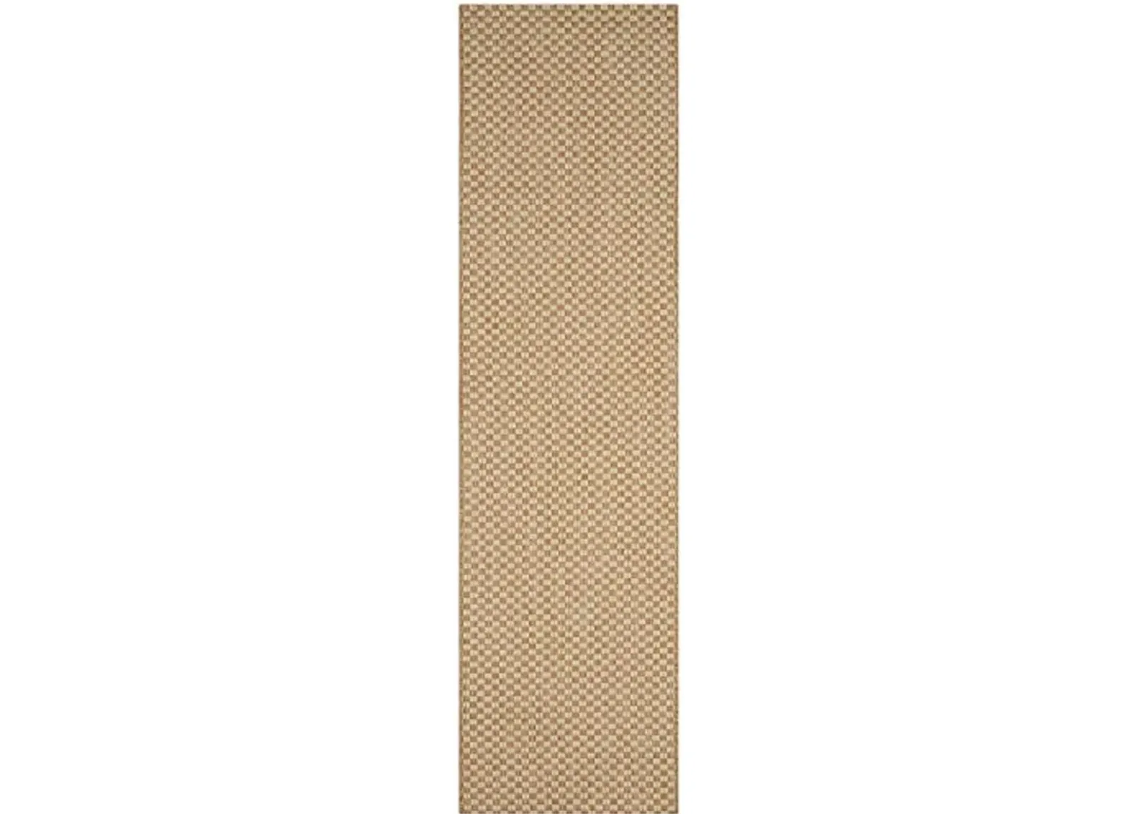 SAFAVIEH Courtyard Collection 2'3" x 8' Natural / Cream CY8653 Indoor/ Outside Waterproof Easy cleansingPatio Backyard Mudroom Runner Mat