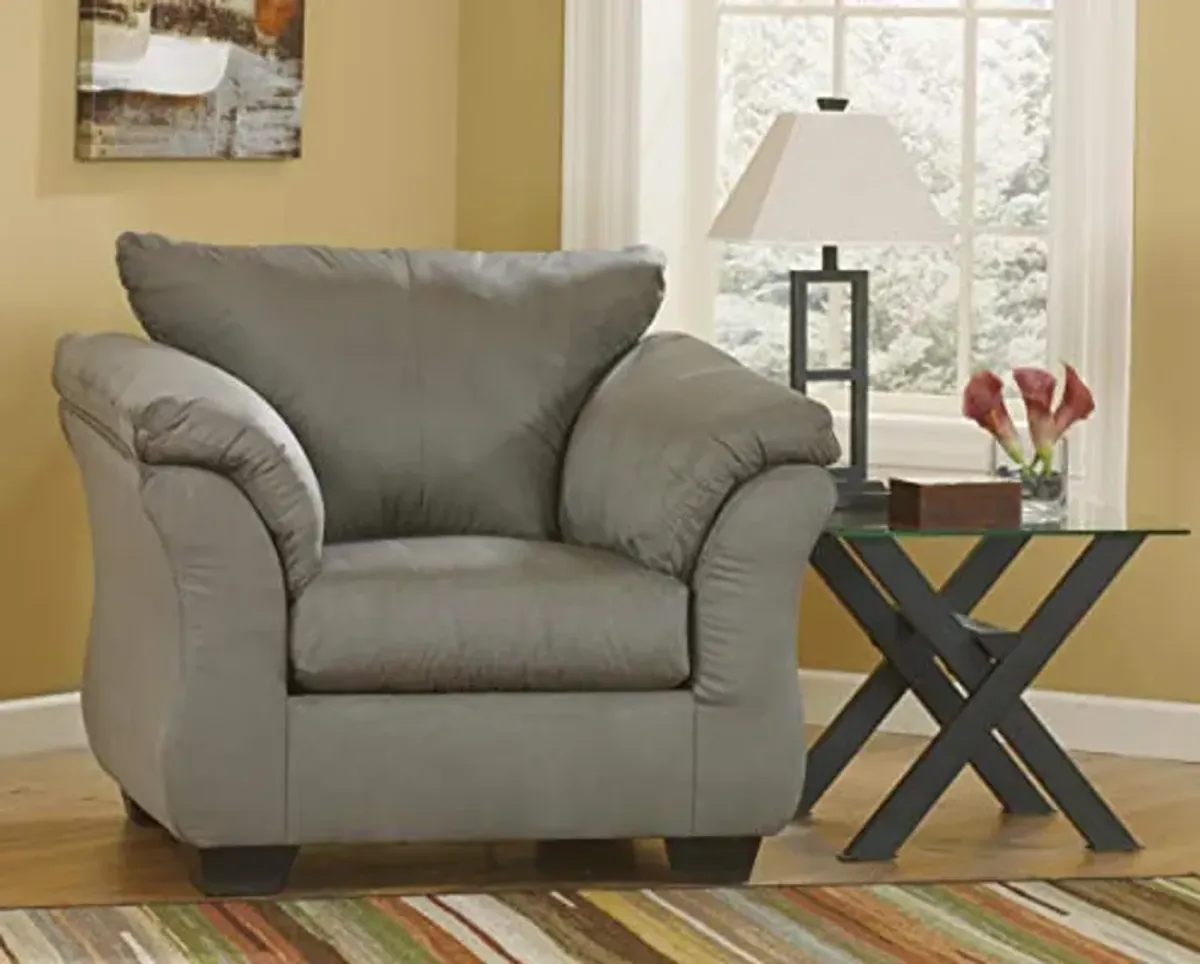 Signature Design by Ashley Darcy Casual Plush Chair, Grayish Brown