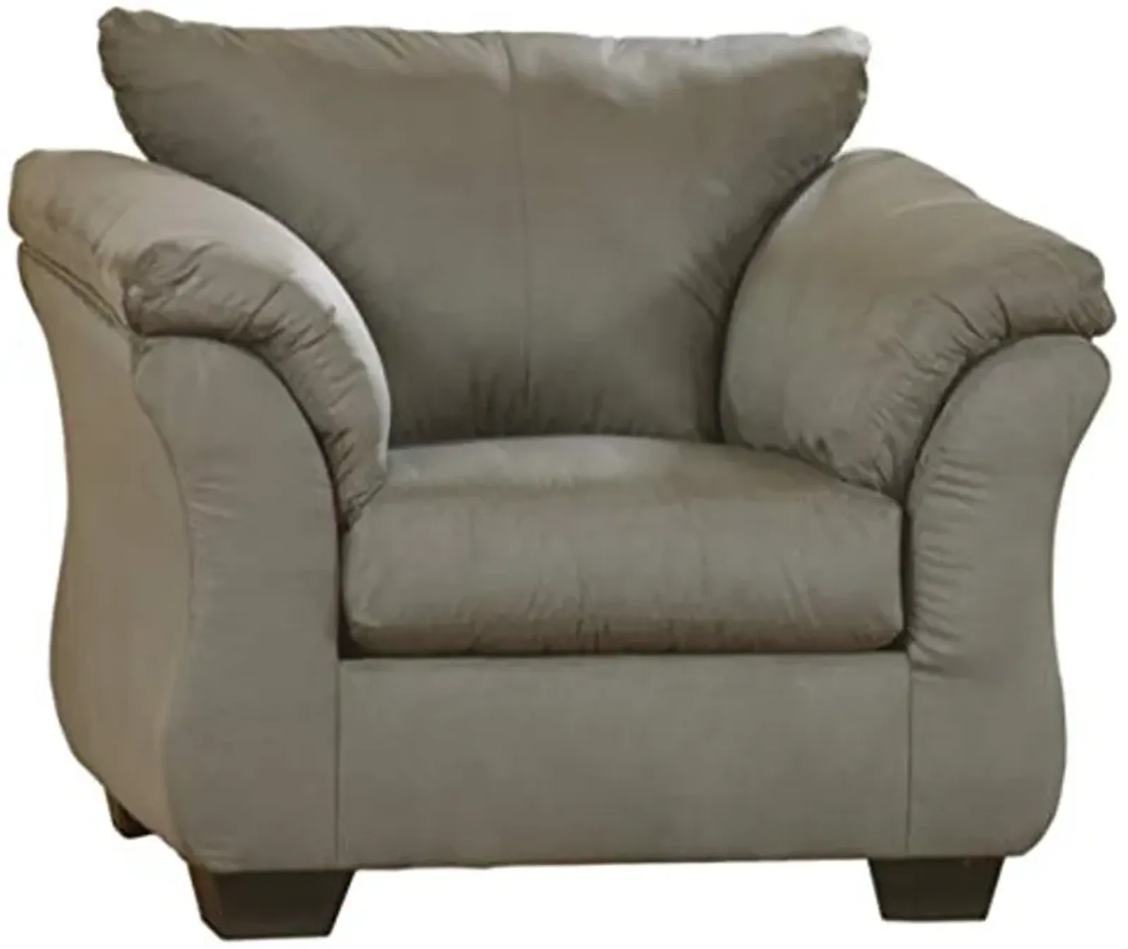 Signature Design by Ashley Darcy Casual Plush Chair, Grayish Brown