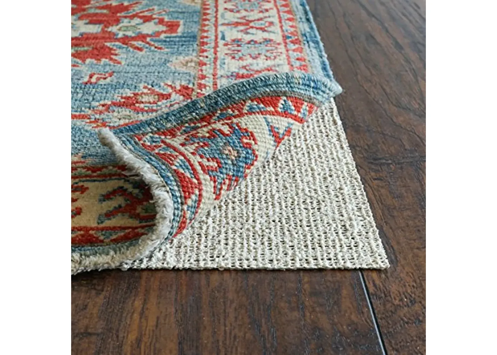 RUGPADUSA - Nature's Grip - 3'x5' Oval - 1/16" Thick - Rubber and Jute - Eco-Friendly Non-Slip Rug Pad - Safe for Your Floors and Your Family, Many Custom Sizes