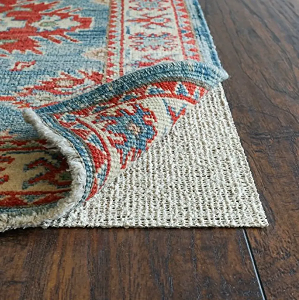 RUGPADUSA - Nature's Grip - 3'x5' Oval - 1/16" Thick - Rubber and Jute - Eco-Friendly Non-Slip Rug Pad - Safe for Your Floors and Your Family, Many Custom Sizes