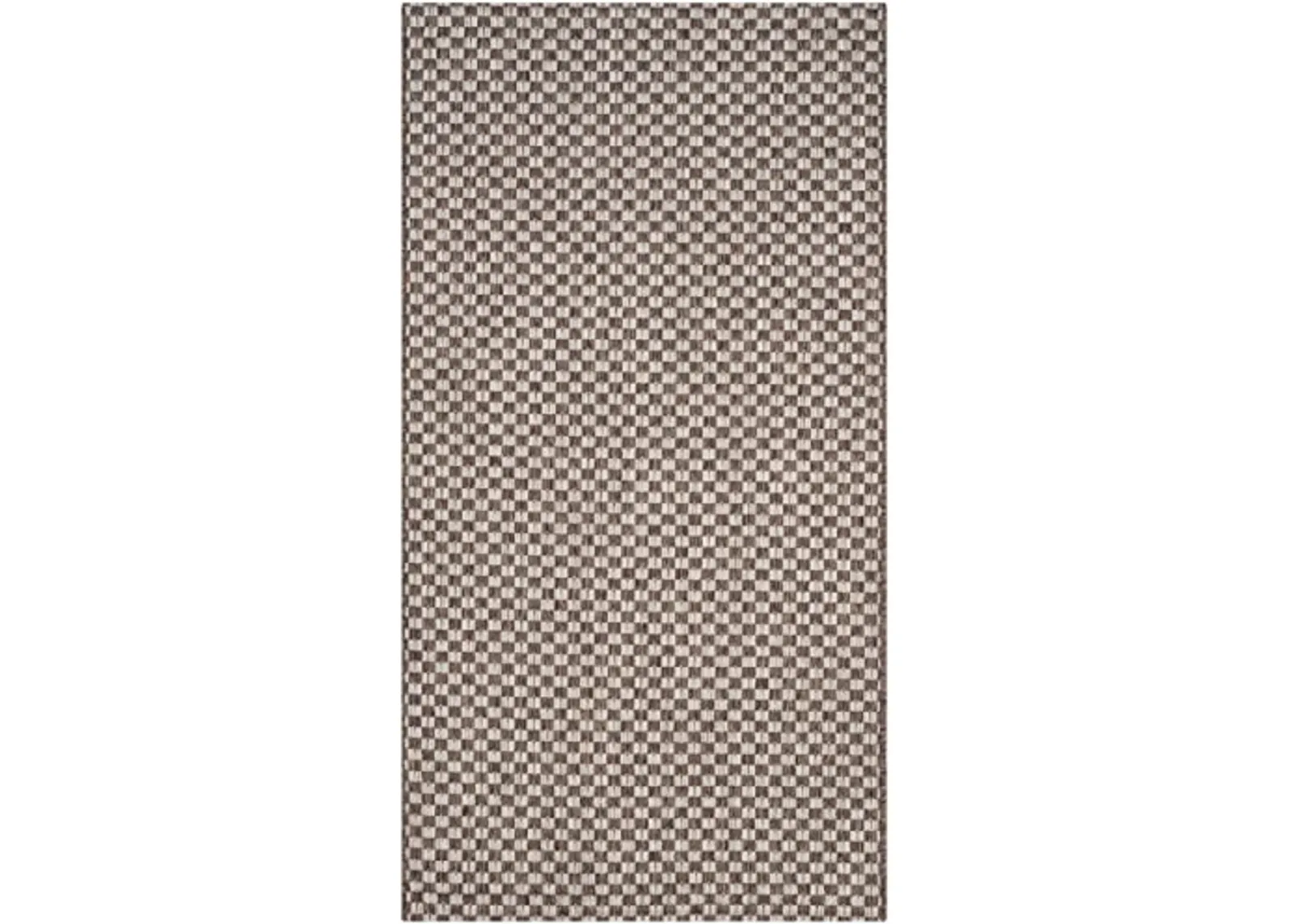 SAFAVIEH Courtyard Collection 2' x 3'7" Light Brown / Light Grey CY8653 Indoor/ Outside Waterproof Easy cleansingPatio Backyard Mudroom Accent Mat