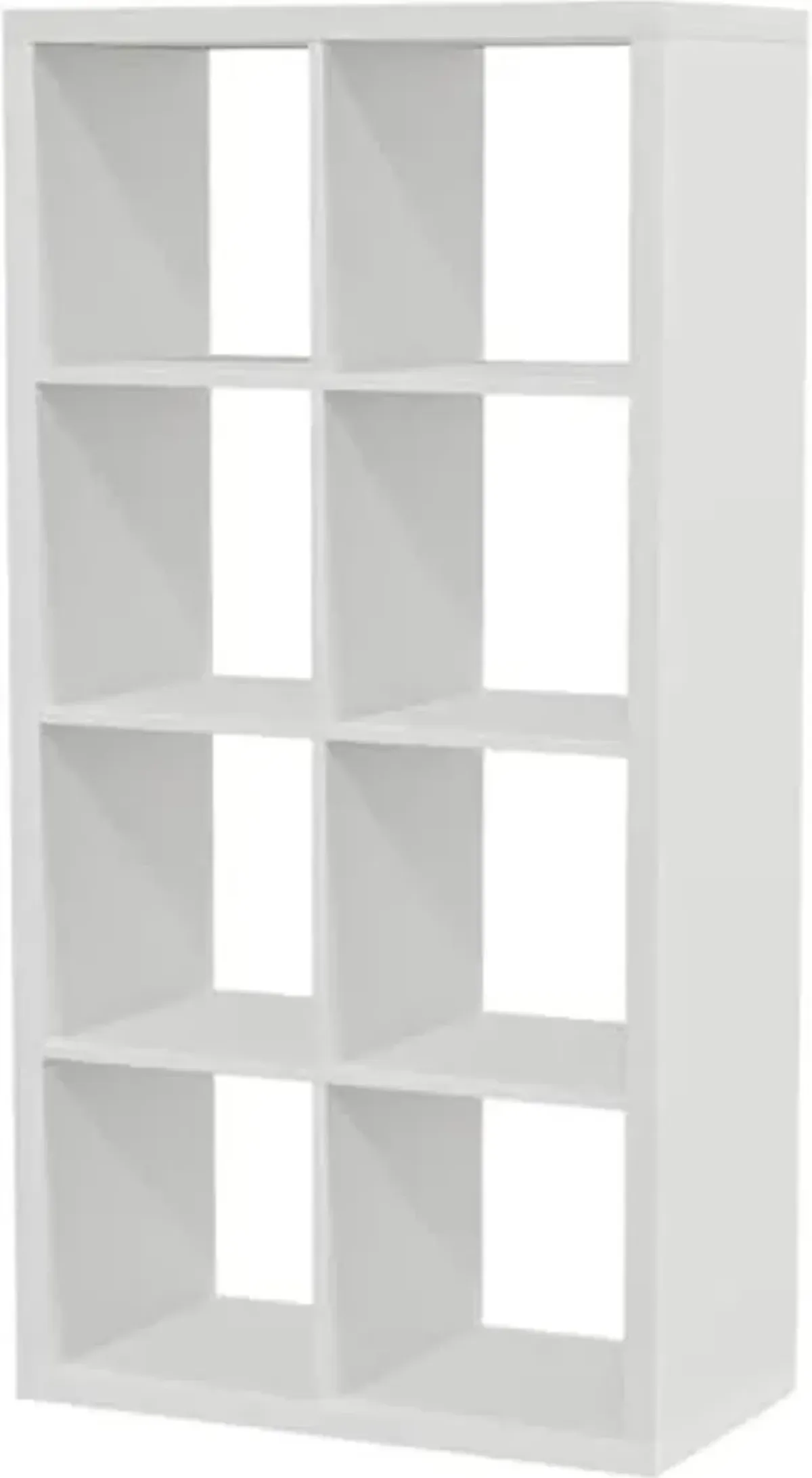 IKEA KALLAX SHELVING UNIT BOOKCASE STORAGE HOME FURNITURE WHITE (2X4 Rectangle)
