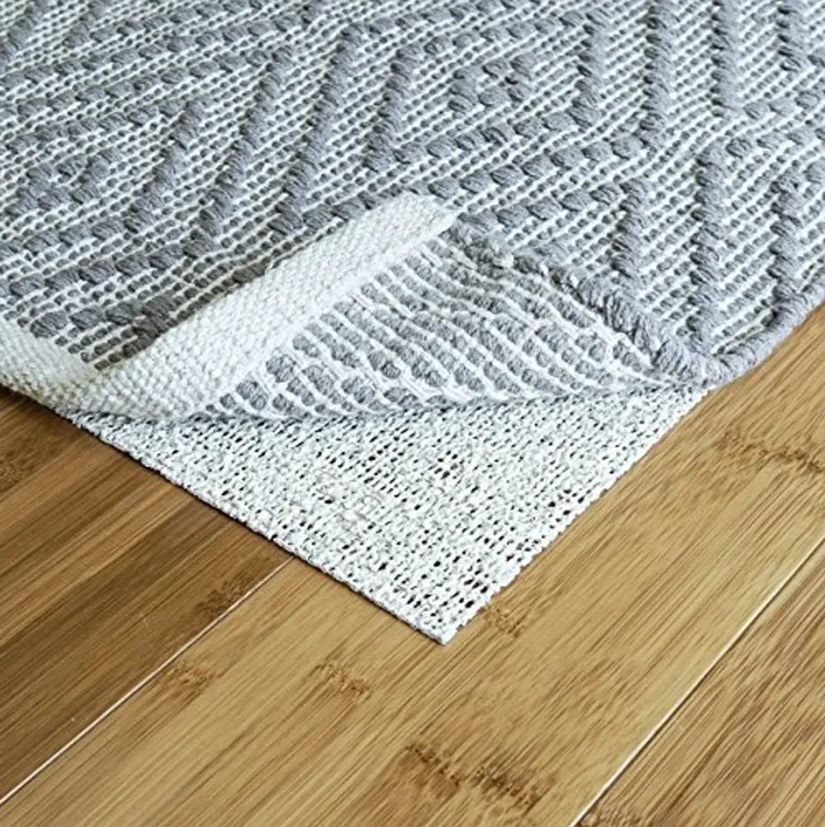 RUGPADUSA - Nature's Grip - 4'x6' - 1/16" Thick - Rubber and Jute - Eco-Friendly Non-Slip Rug Pad - Safe for Your Floors and Your Family, Many Custom Sizes