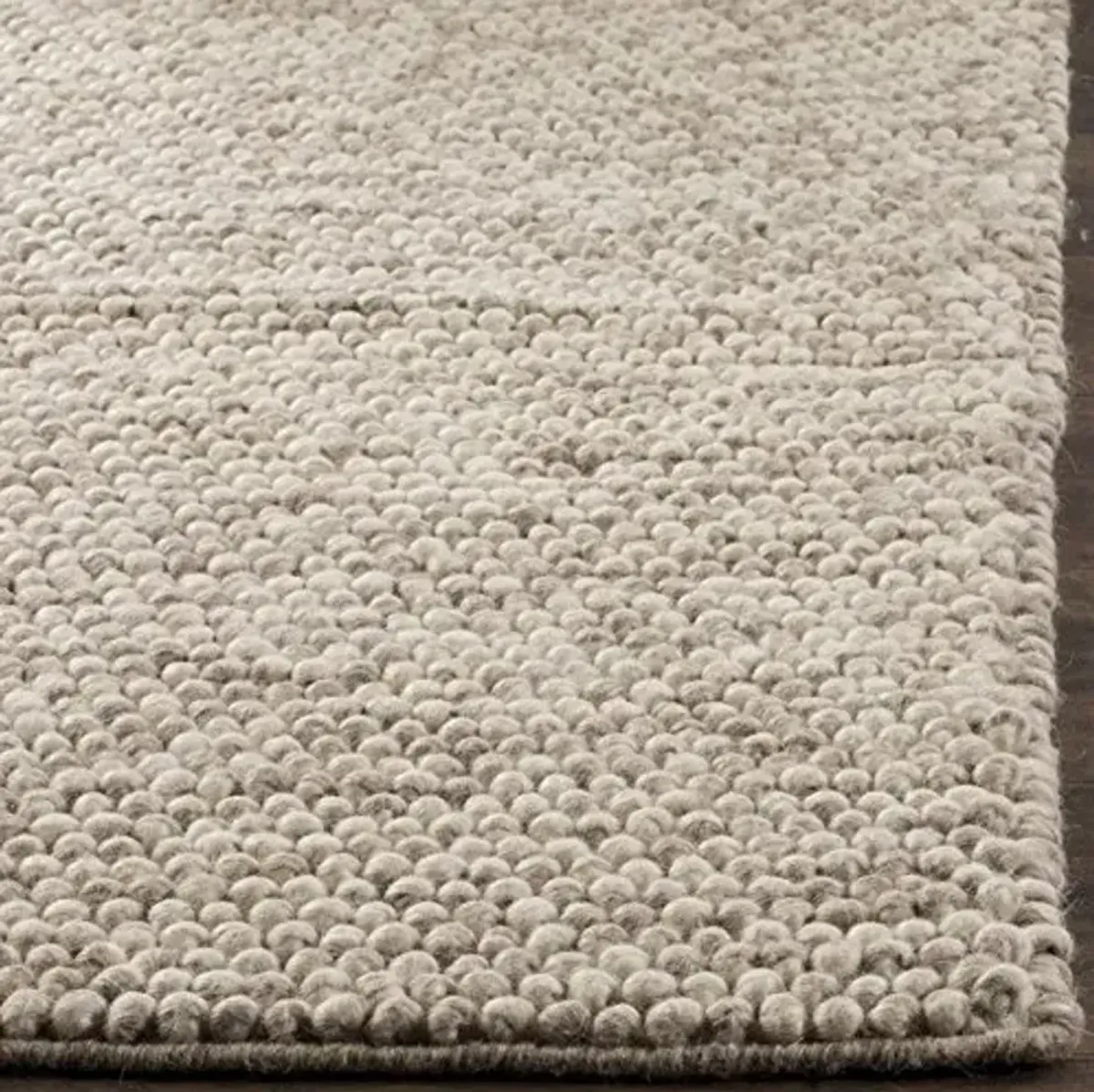SAFAVIEH Area Rug 5x8 - Natura Collection - Beige, Handmade Wool Blend, Textured Design, Ideal for Living Room, Bedroom, Dining Space (NAT620B)