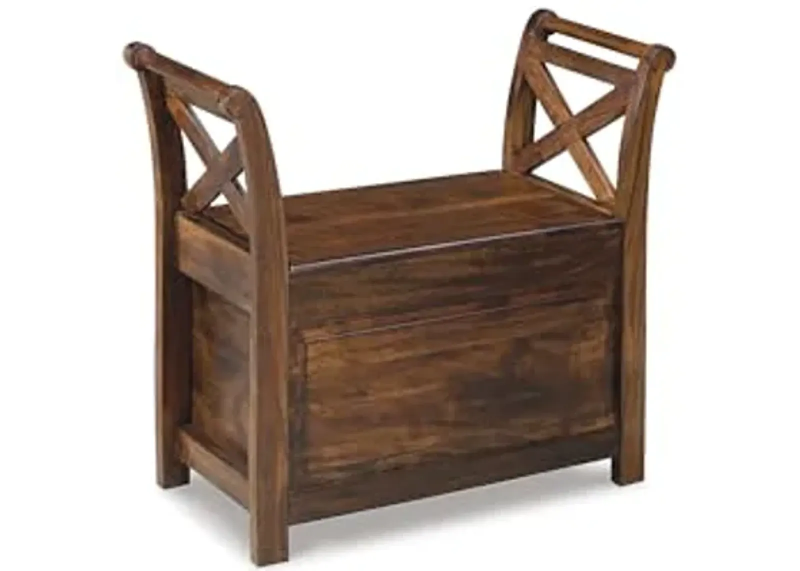 Signature Design by Ashley T800-112 Accent Bench, Warm Brown