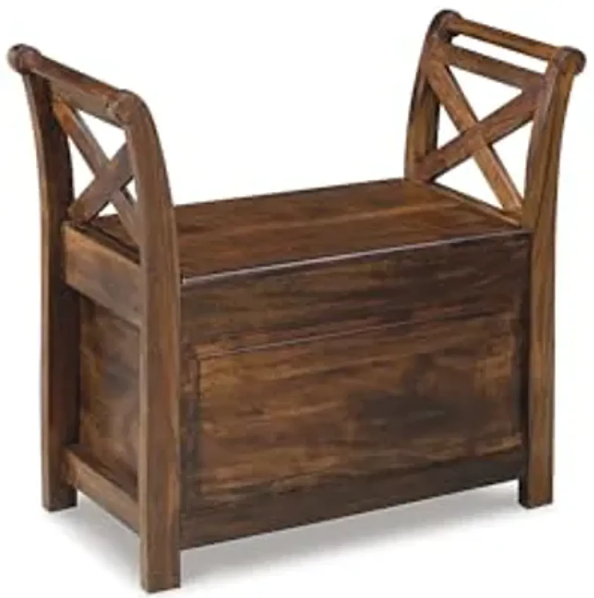 Signature Design by Ashley T800-112 Accent Bench, Warm Brown