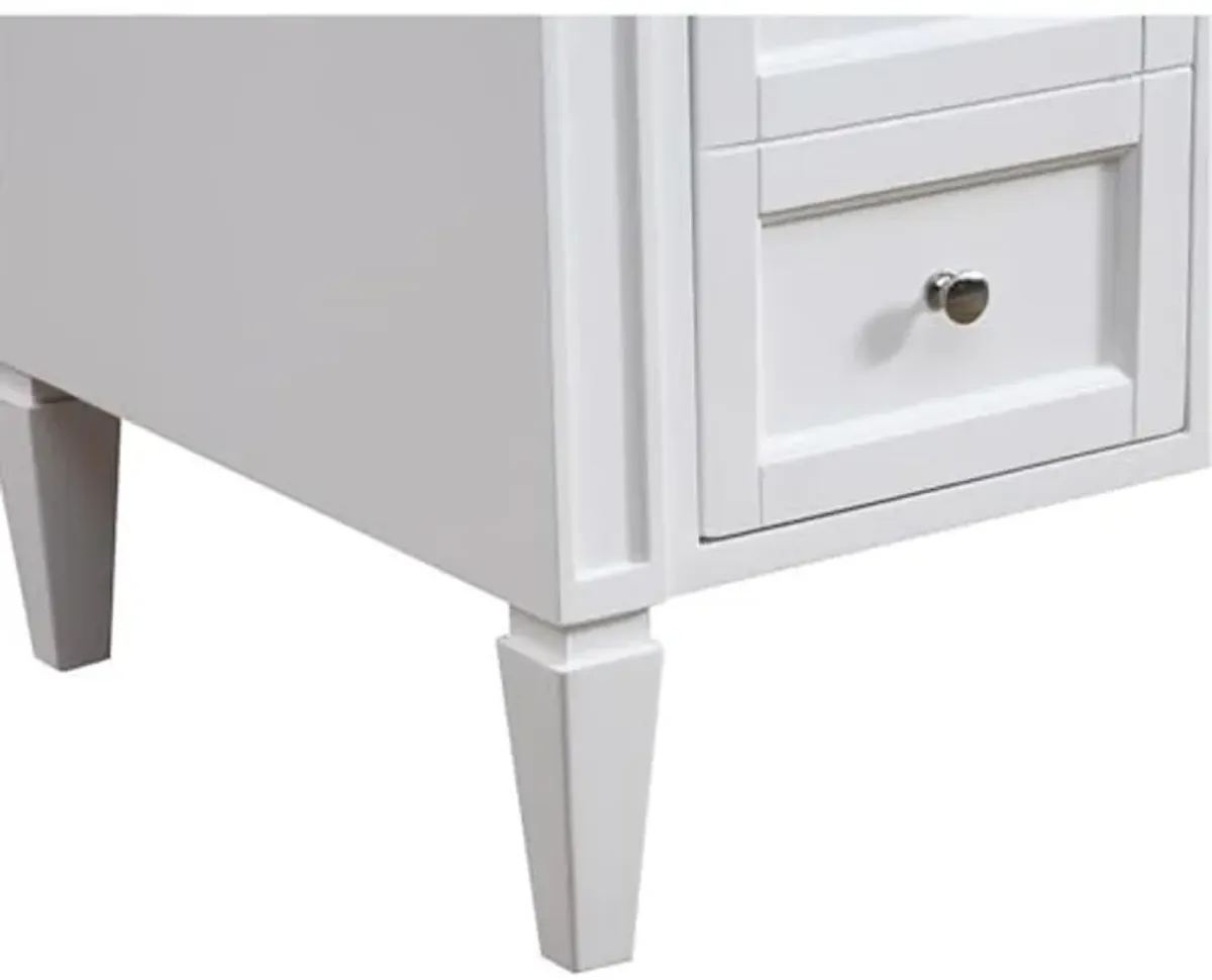 Elegant Decor VF-1024 Single Bathroom Vanity Set, 32", White/VF-1024