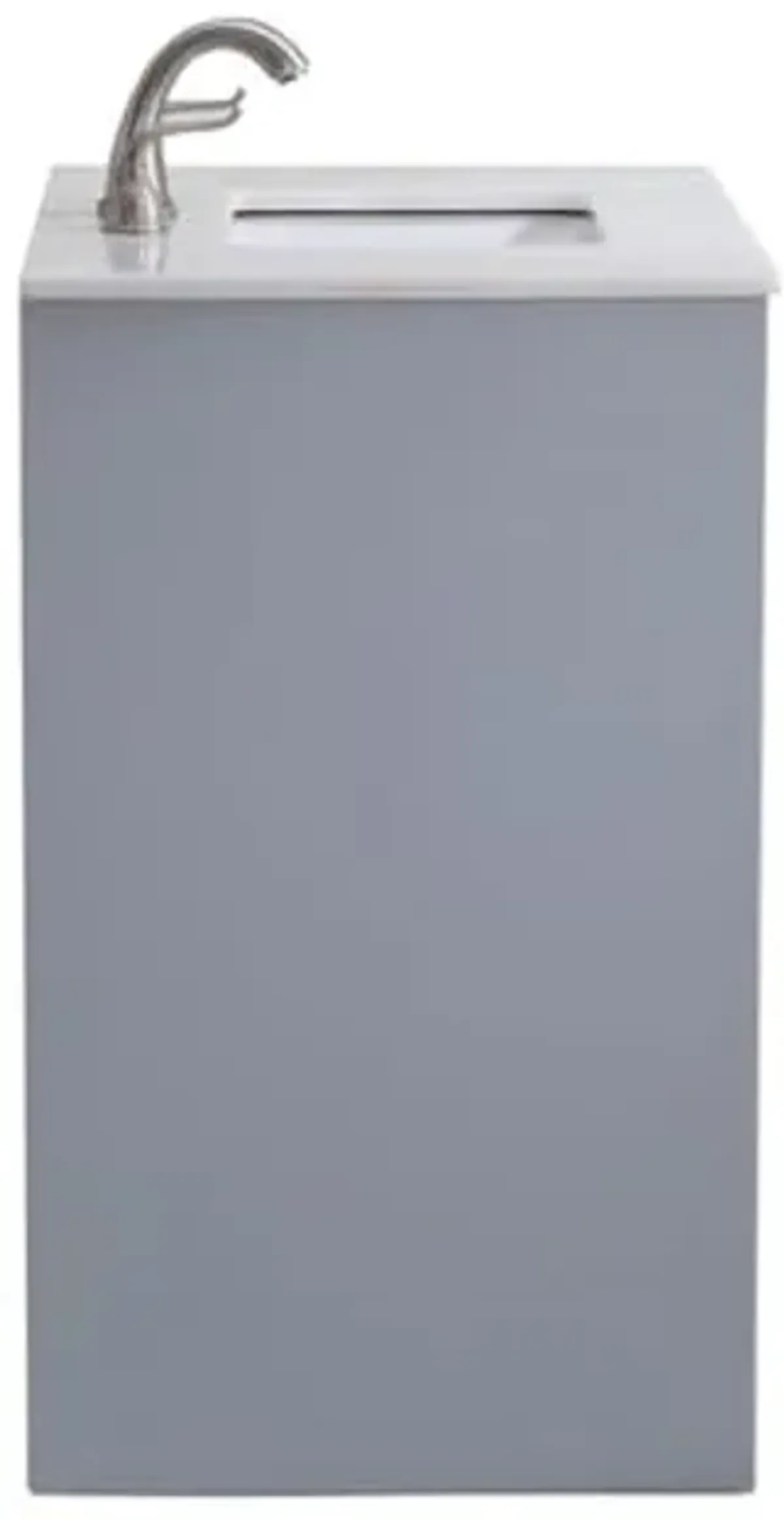 Elegant Decor VF-1028 Single Bathroom Vanity Set, 30", Grey/VF-1028