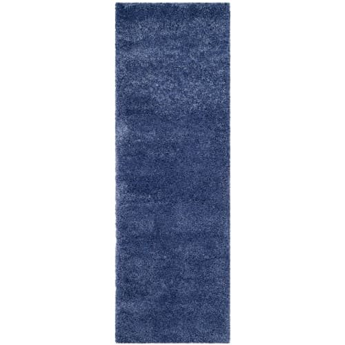SAFAVIEH California Premium Shag Collection 2'3" x 5' Periwinkle SG151 Non-Shedding Living Room Bedroom Dining Room Entryway Plush 2-inch Thick Accent Rug