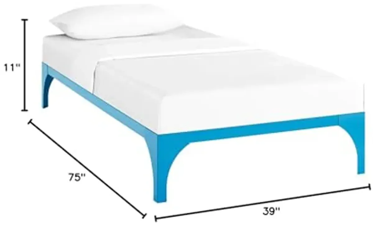 Modway Ollie Twin Bed Frame in Light Blue