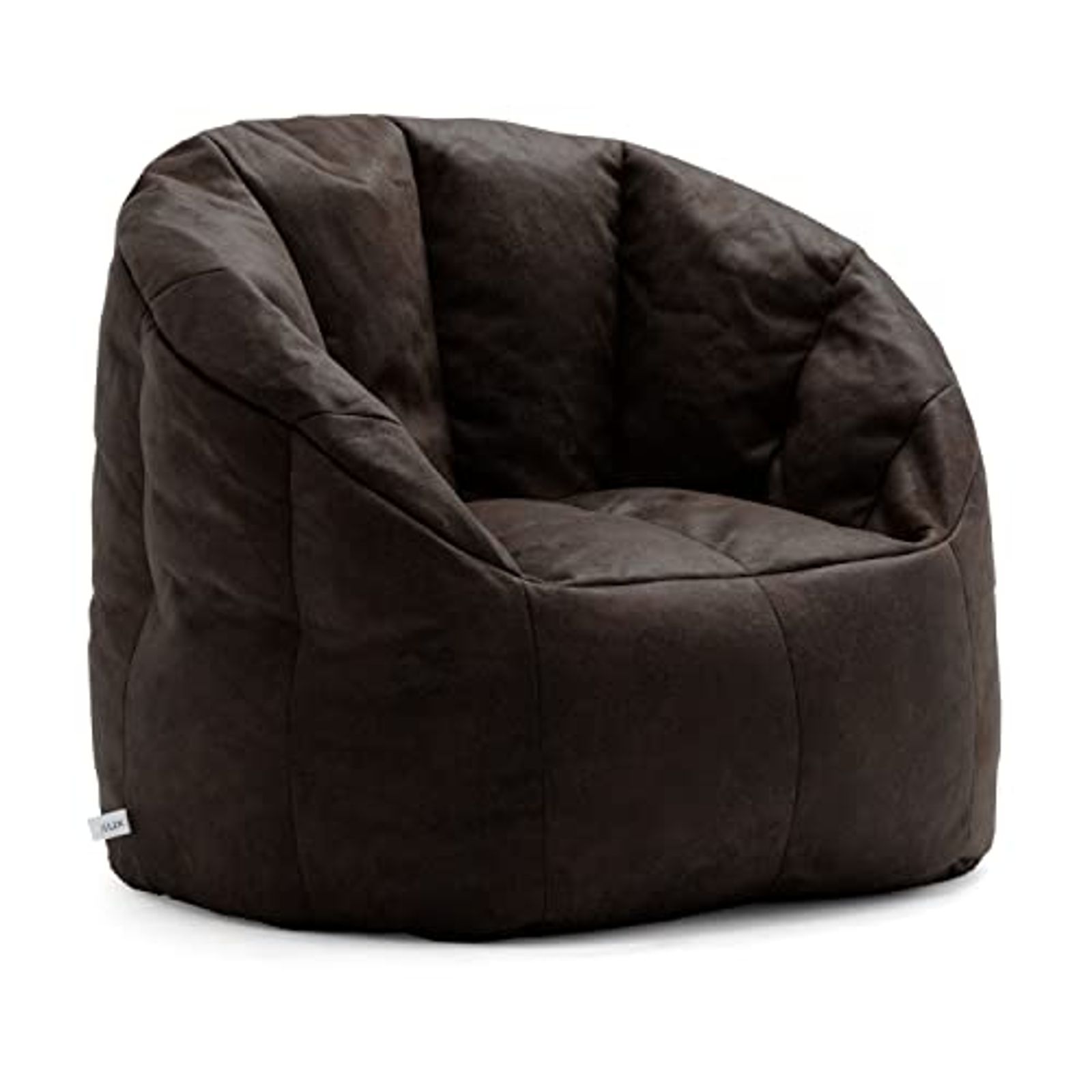 Big Joe Milano Large Bean Bag Chair, Espresso Blazer, 3.5ft Big