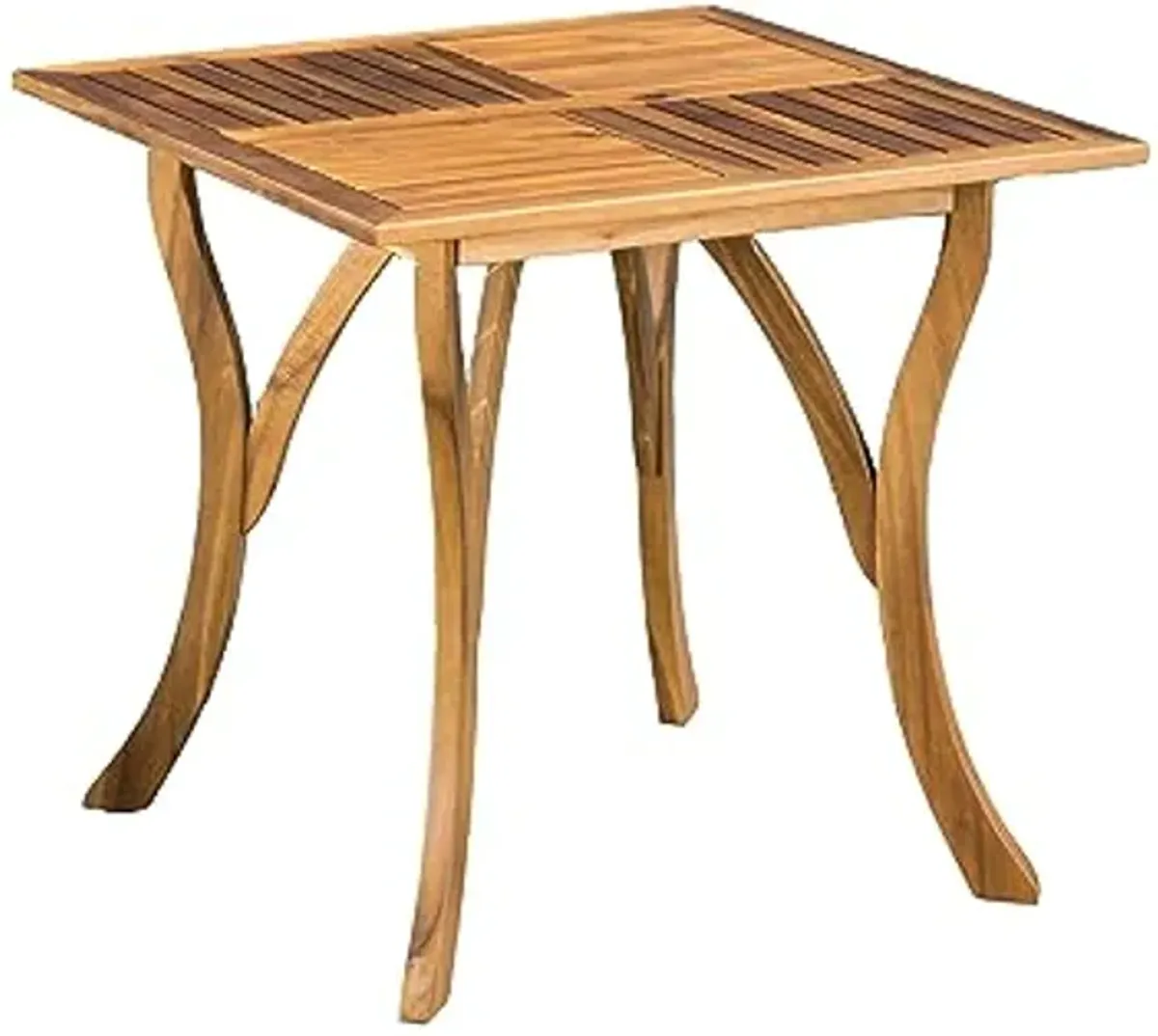 Christopher Knight Home Hermosa Acacia Wood Dining Set, 5-Pcs Set, Teak Finish