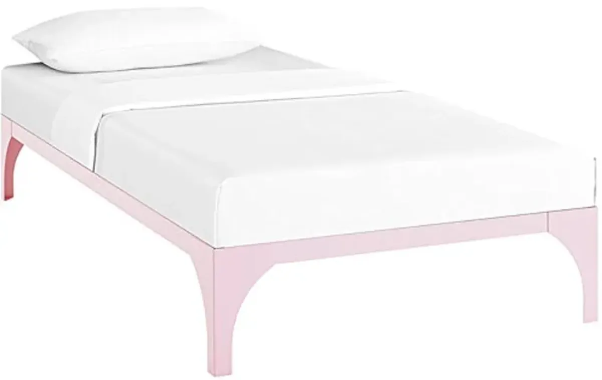 Modway Ollie Twin Bed Frame in Pink