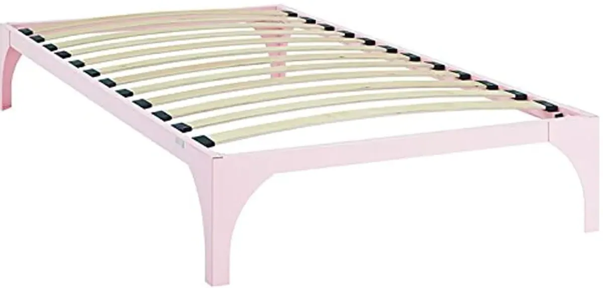 Modway Ollie Twin Bed Frame in Pink