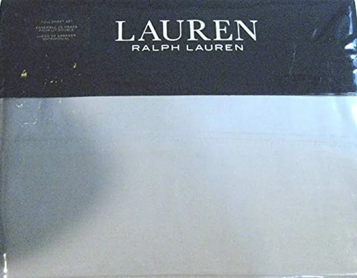 Ralph Lauren Dunham Celestial Blue Sheet Set Full