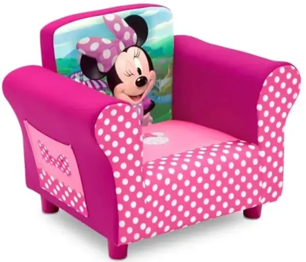 Delta Children Upholstered Chair, Disney Minnie Mouse