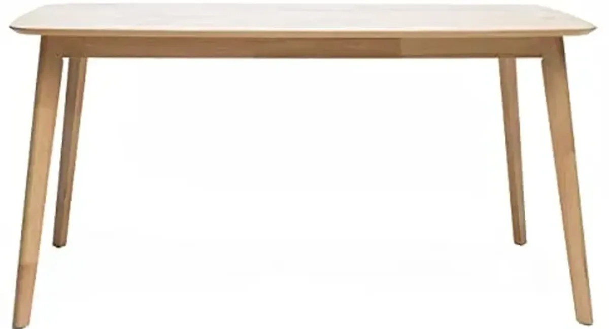 Christopher Knight Home Nyala Wood Dining Table, Natural Oak Finish