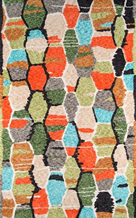 Novogratz Bungalow Collection Tiles Area Rug, 5'0" x 7'6", Multicolor