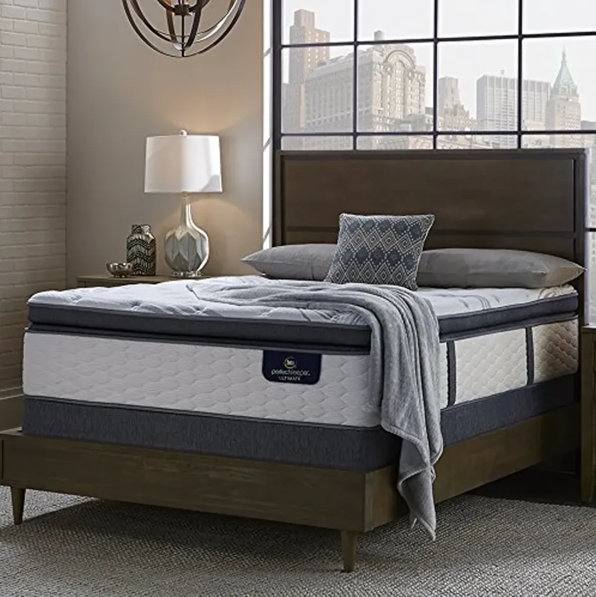 Serta Perfect Sleeper Elite Plush Super Pillow Top 700 Innerspring Mattress, Full