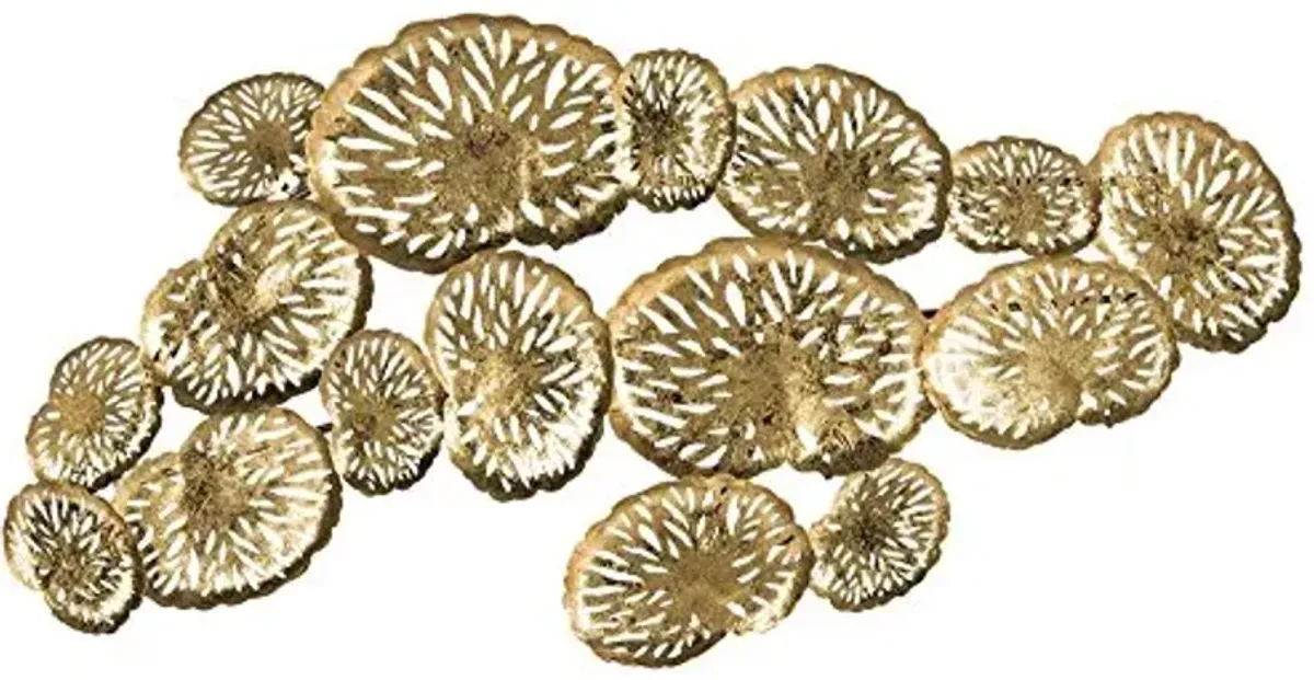 SAFAVIEH WDC1026A Home Collection Coral Plate Wall Decor, Silver