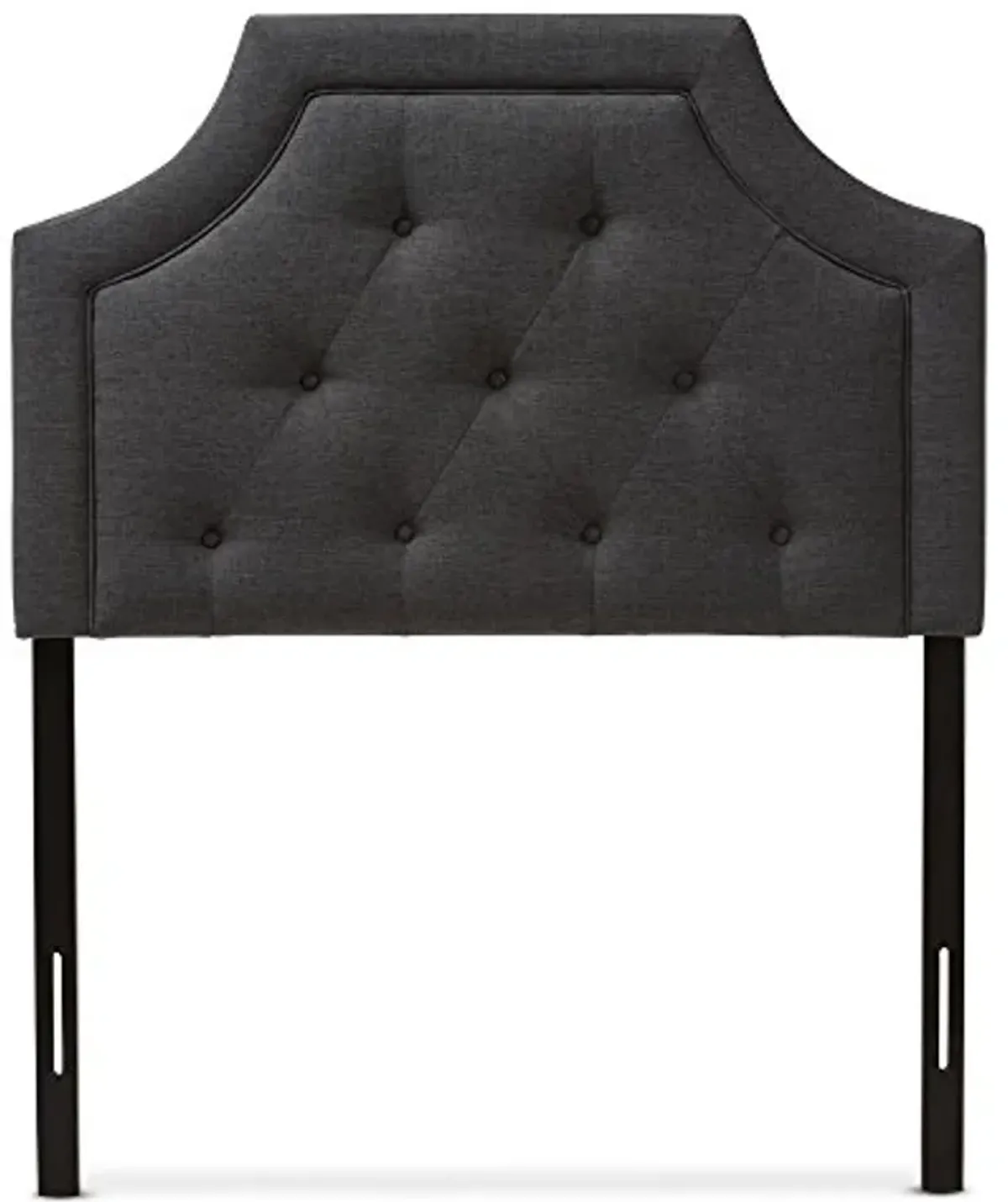 Baxton Studio Josephine Headboard, Twin, Dark Grey