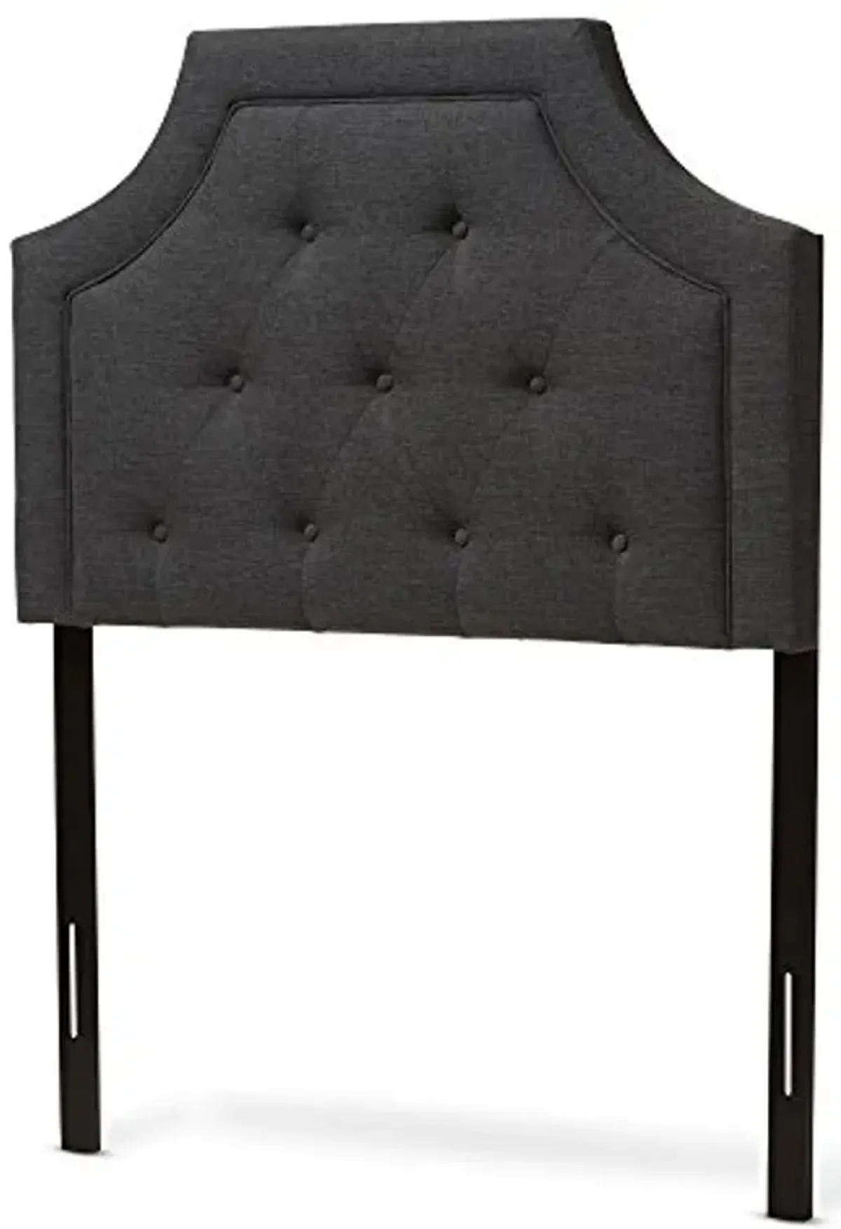 Baxton Studio Josephine Headboard, Twin, Dark Grey