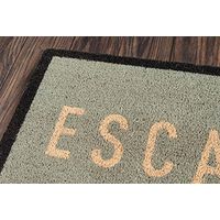 Novogratz Aloha Collection Escape Doormat, Blue, 1'6" x 2'6", Blue