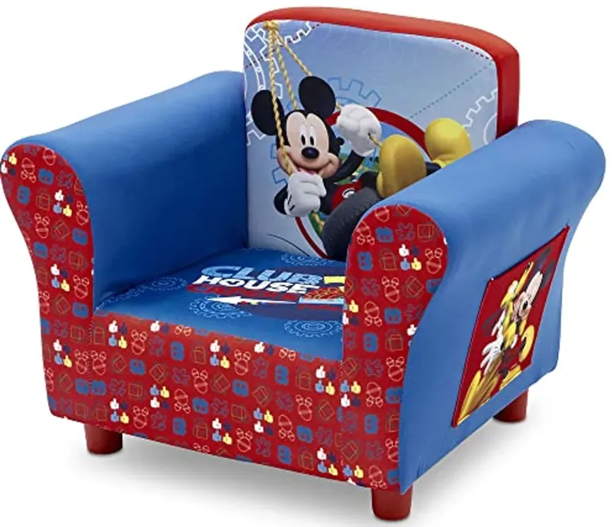 Delta Children Upholstered Chair, Disney Mickey Mouse