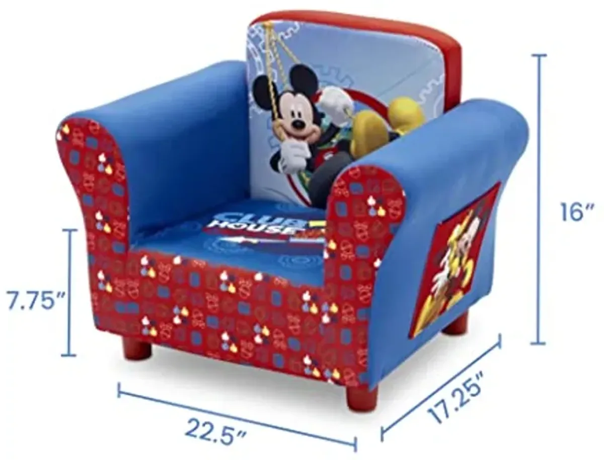 Delta Children Upholstered Chair, Disney Mickey Mouse