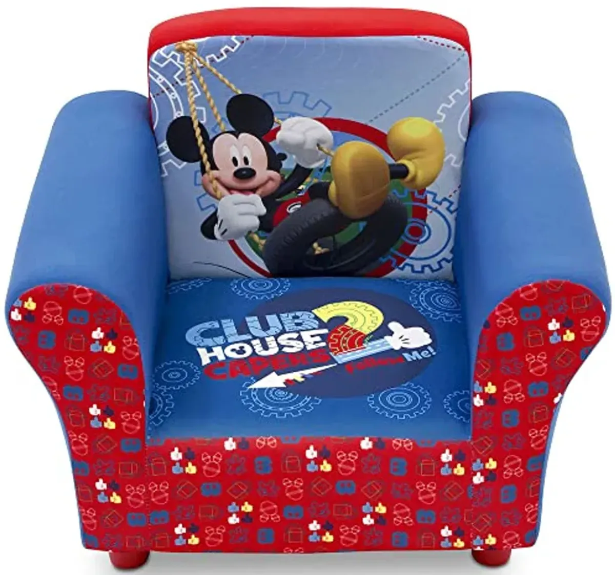 Delta Children Upholstered Chair, Disney Mickey Mouse