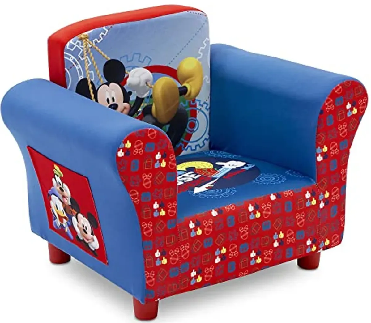 Delta Children Upholstered Chair, Disney Mickey Mouse