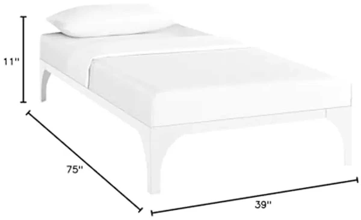 Modway Ollie Twin Bed Frame in White