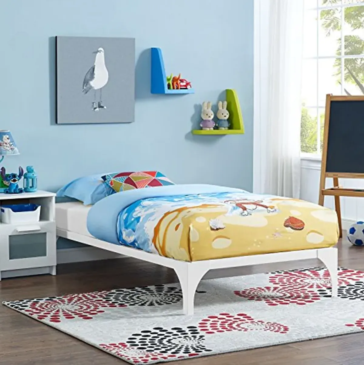 Modway Ollie Twin Bed Frame in White