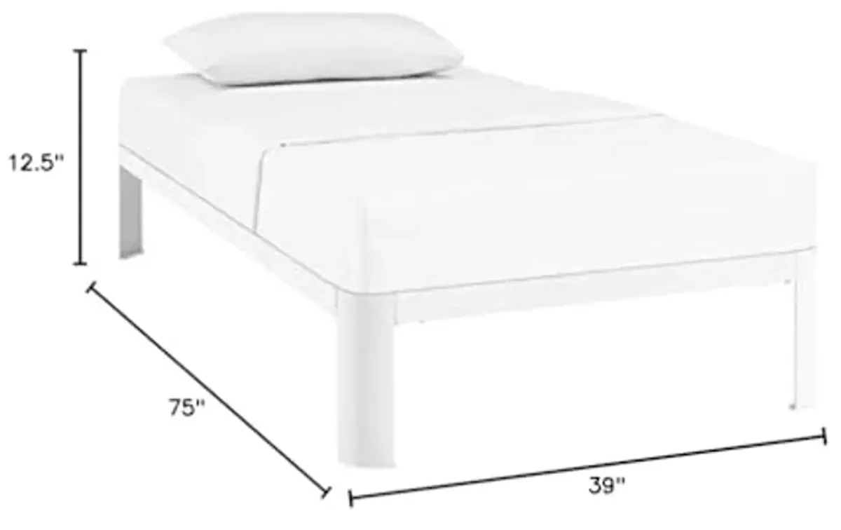 Modway Corinne Twin Bed Frame in White