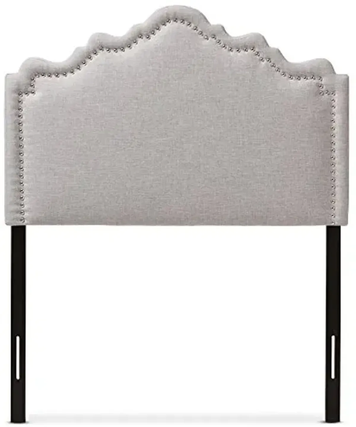 Baxton Studio Noelle Modern and Contemporary Greyish Beige Fabric Twin Size Headboard, Twin, Greyish Beige