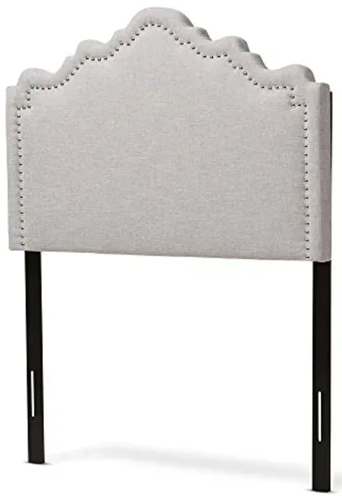 Baxton Studio Noelle Modern and Contemporary Greyish Beige Fabric Twin Size Headboard, Twin, Greyish Beige