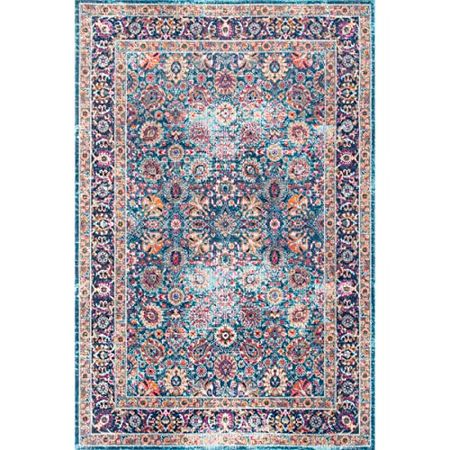 nuLOOM Isela Vintage Persian Area Rug, 4' x 6', Blue