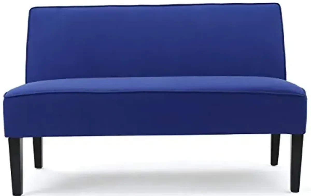 Christopher Knight Home Dejon Fabric Loveseat, Royal Blue, Dimensions: 30.00”D x 50.00”W x 32.20”H