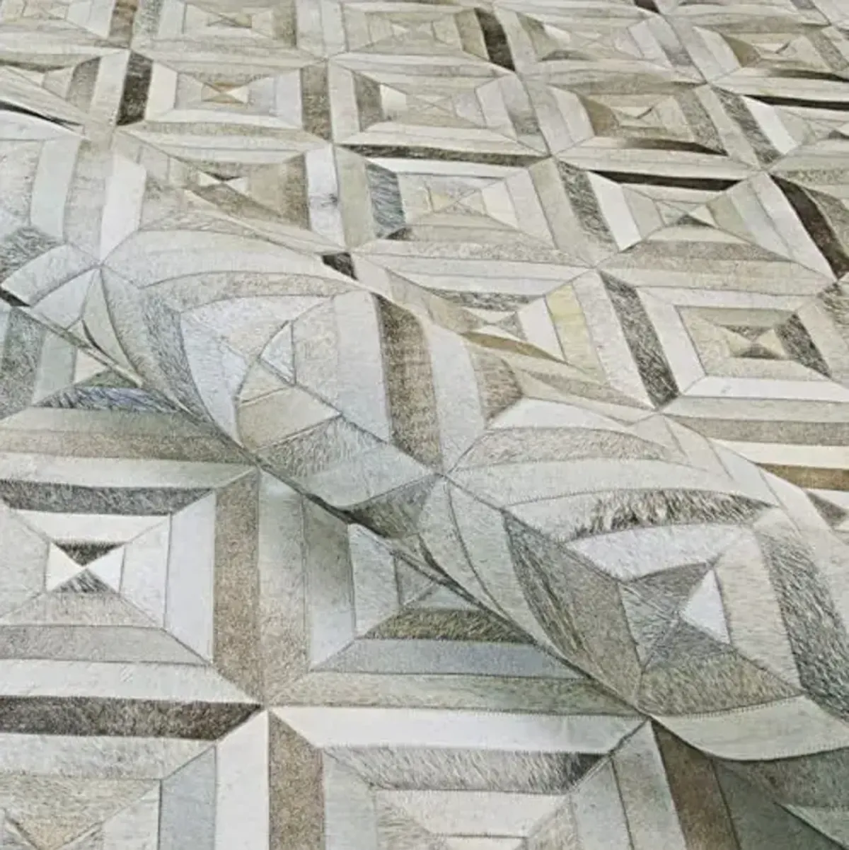 Couristan Chalet Indoor Area Rug – 8' x 11'4" in Ivory, Durable Flatwoven Geometric Design Rug – Living Room, Bedroom or Dining Home Decor