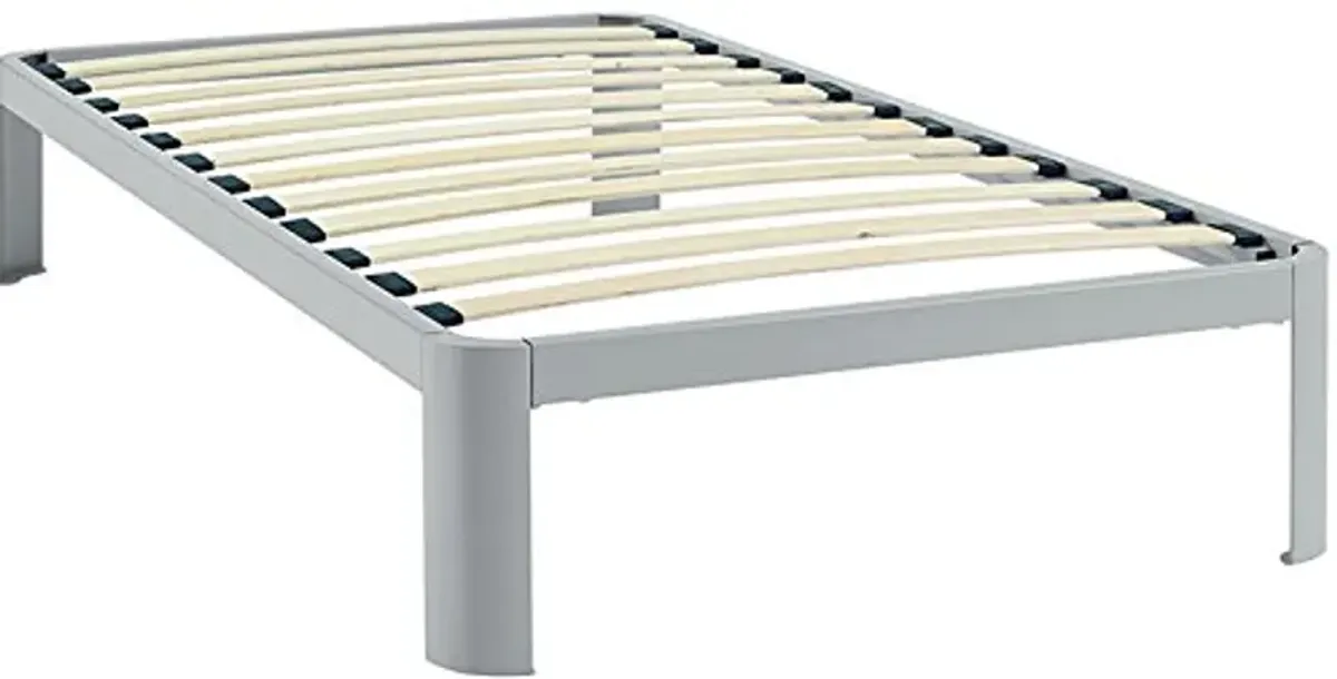 Modway Corinne Twin Bed Frame in Gray