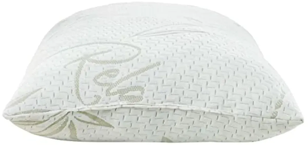 Modway Relax Shredded King Size Memory Foam Pillow - Rayon Derived From Bamboo Cover