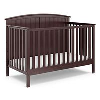 Storkcraft Steveston 5-in-1 Convertible Crib (Espresso) - Converts from Baby Crib to Toddler Bed, Daybed and Full-Size Bed, Fits Standard Full-Size Crib Mattress, Adjustable Mattress Support Base