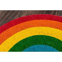 Novogratz Aloha Collection Rainbow Doormat, 1'4" x 2'6", Multicolor