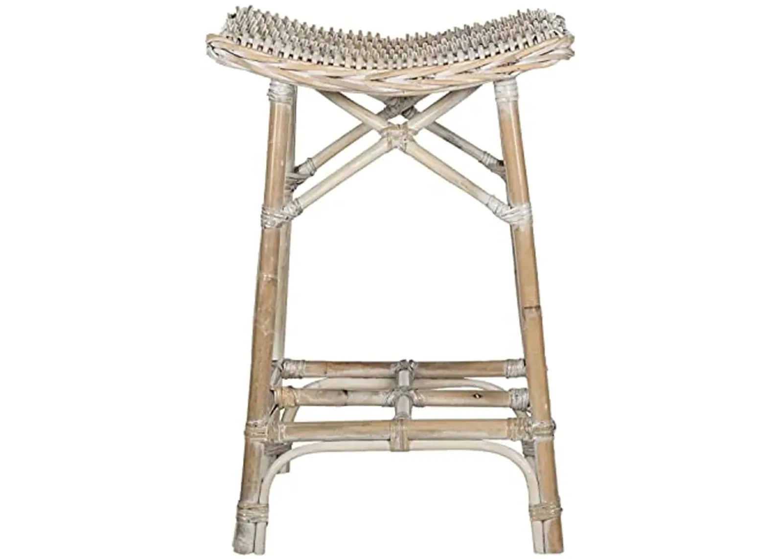 Safavieh Home Collection Rayna Natural Washed Wicker Barstool